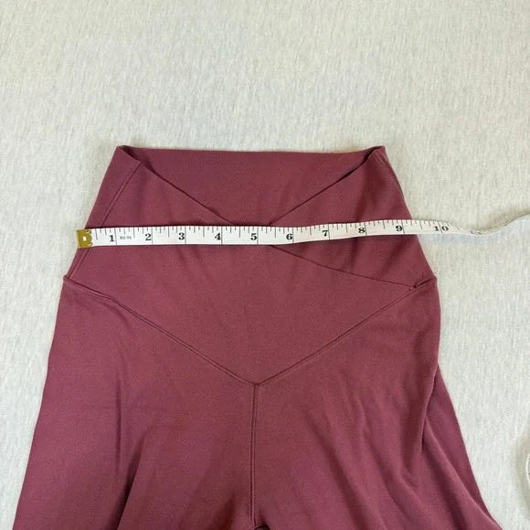 Aerie OFFLINE Real Me Crossover 7/8 Leggings High Rise Mauve Rose XS - Picture 3 of 5